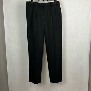 Roundtree & Yorke TravelSmart Mens Pants Slacks Sz 32x32 Black
